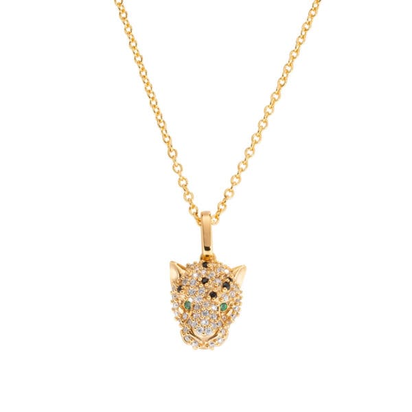 Collana Da Donna Pantera Dorata Amen