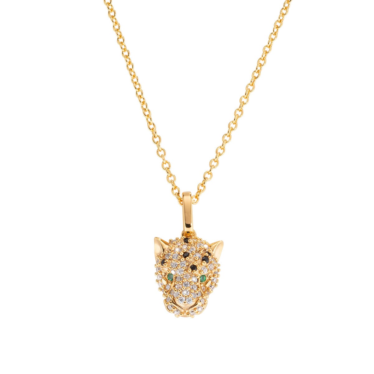 Collana Da Donna Pantera Dorata Amen