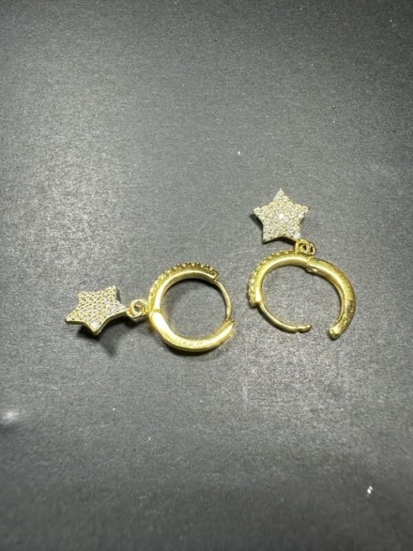 Orecchini Con Stelle Pendenti
