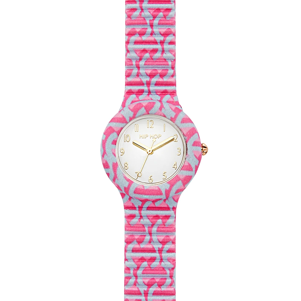 Orologio Hip Hop 32 Mm Fucsia Logo Hwu1150 - immagine 3