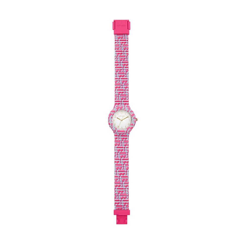 Orologio Hip Hop 32 Mm Fucsia Logo Hwu1150 - immagine 2