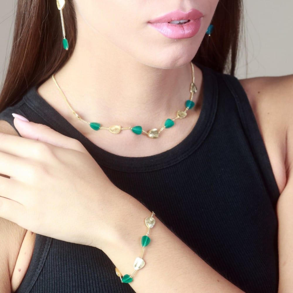 Bracciale In Argento Venice Foglioline - immagine 2