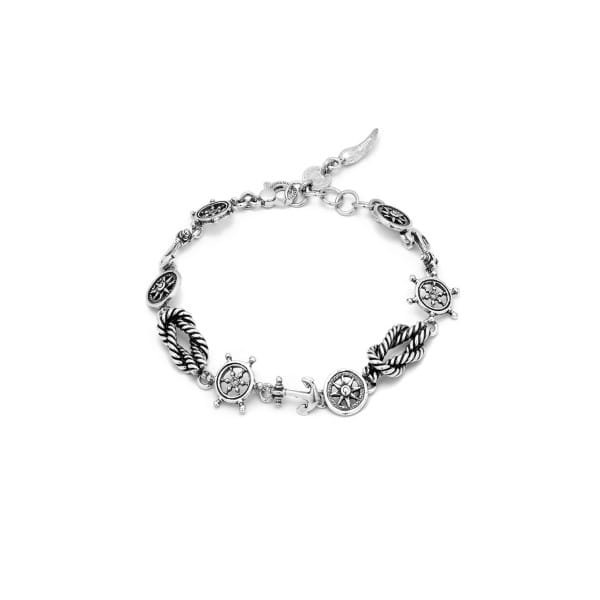 bracciale da uomo navy giovanni raspini 08489