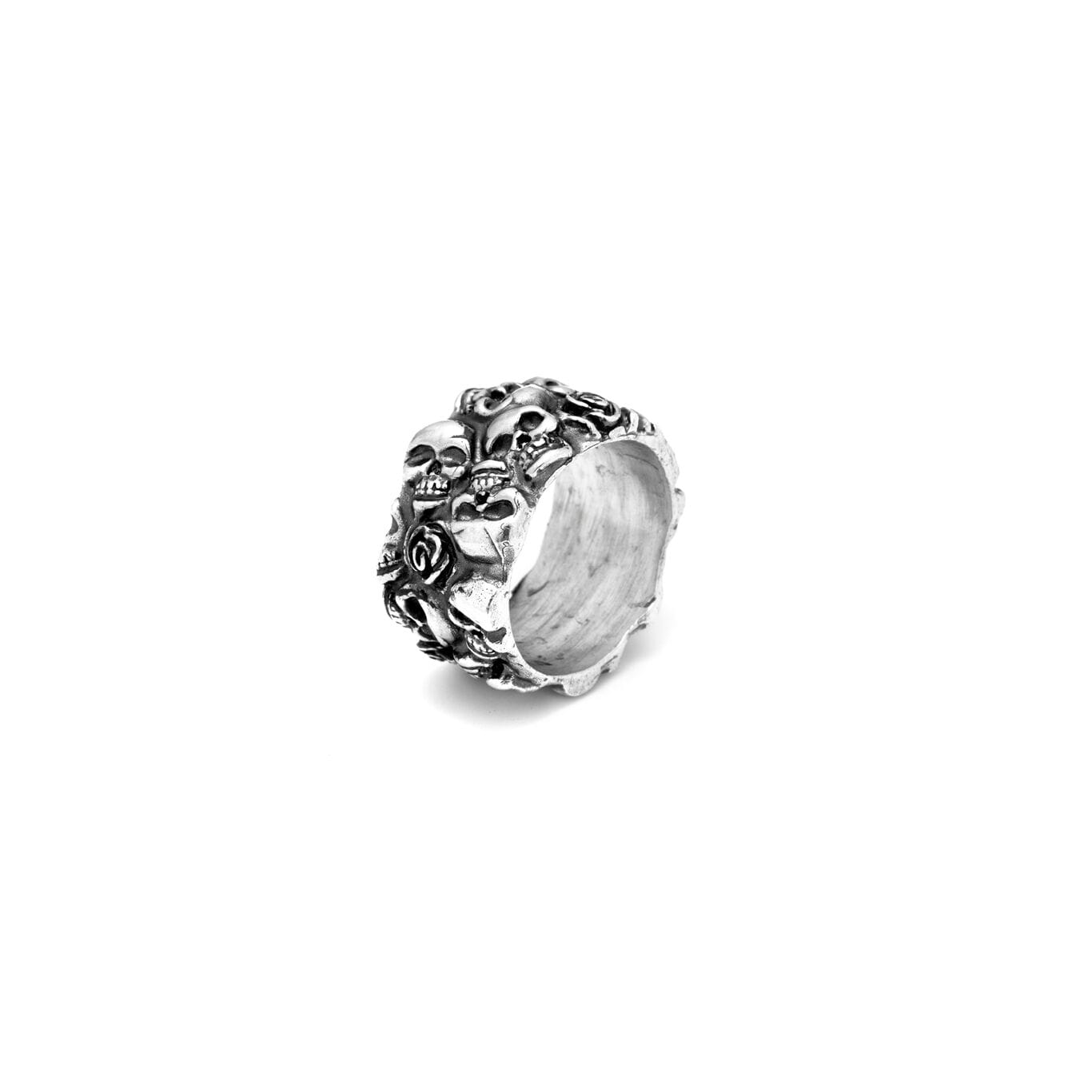 anello fascia teschi e rose giovanni raspini 11321/24