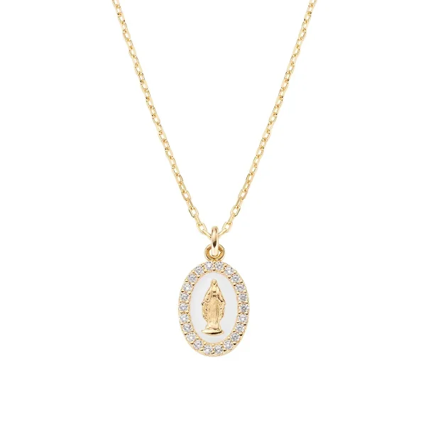 Collana Medaglia Miracolosa Amen