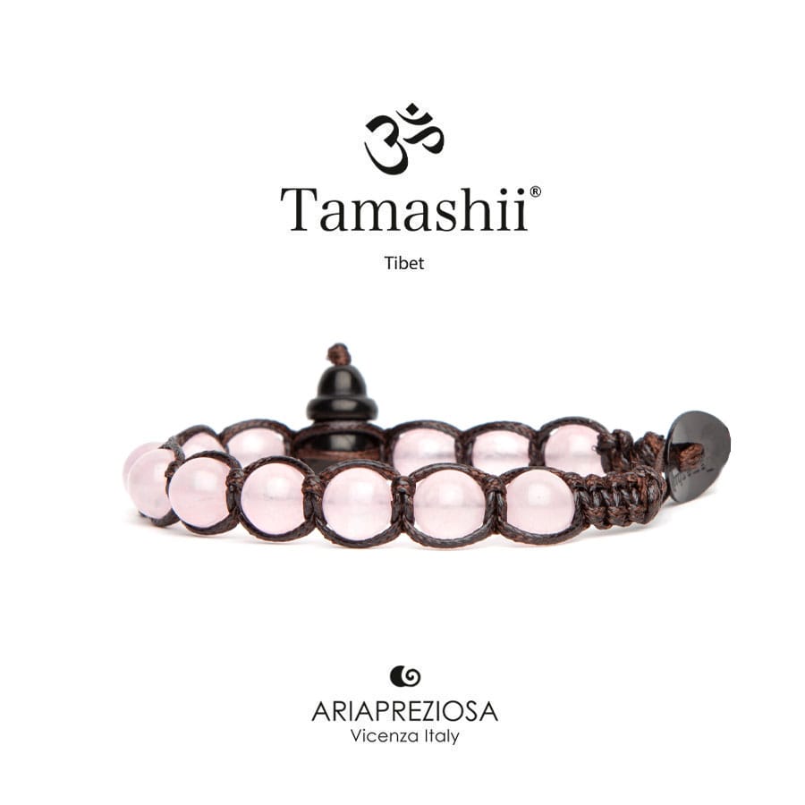bracciale tamashii shungite con giada rosa BHSS900-199