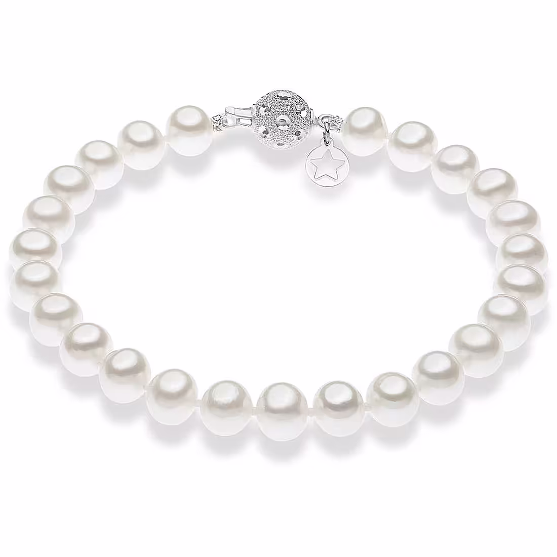 bracciale filo perle akoya in oro comete BSM 121 B