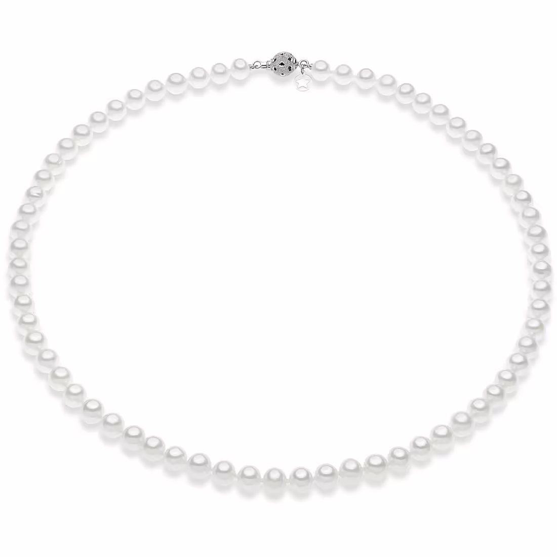 collana filo perle akoya in oro comete FSM 121 B