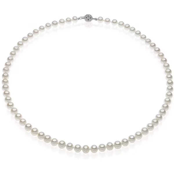girocollo filo perle akoya in oro comete FSM 119 B