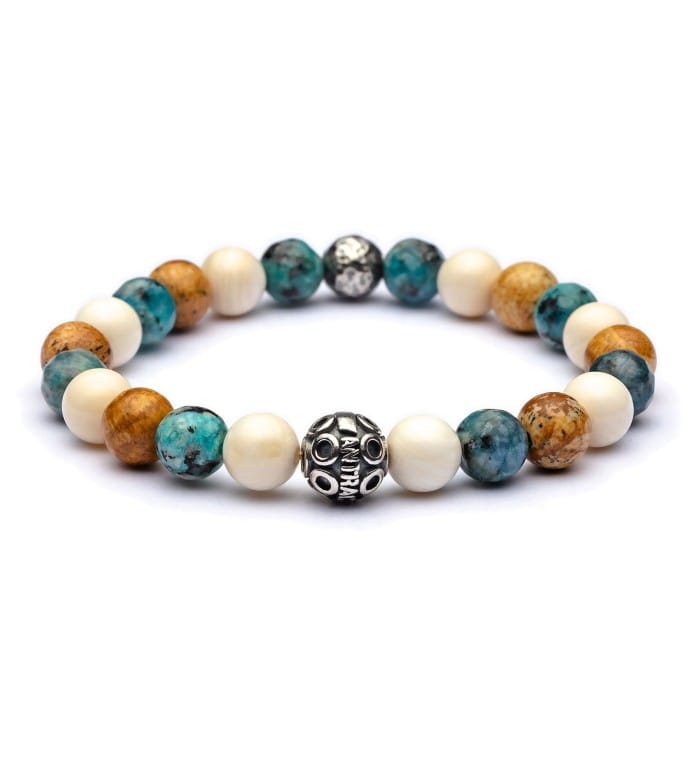 Bracciale Antracite In Pietre Dure