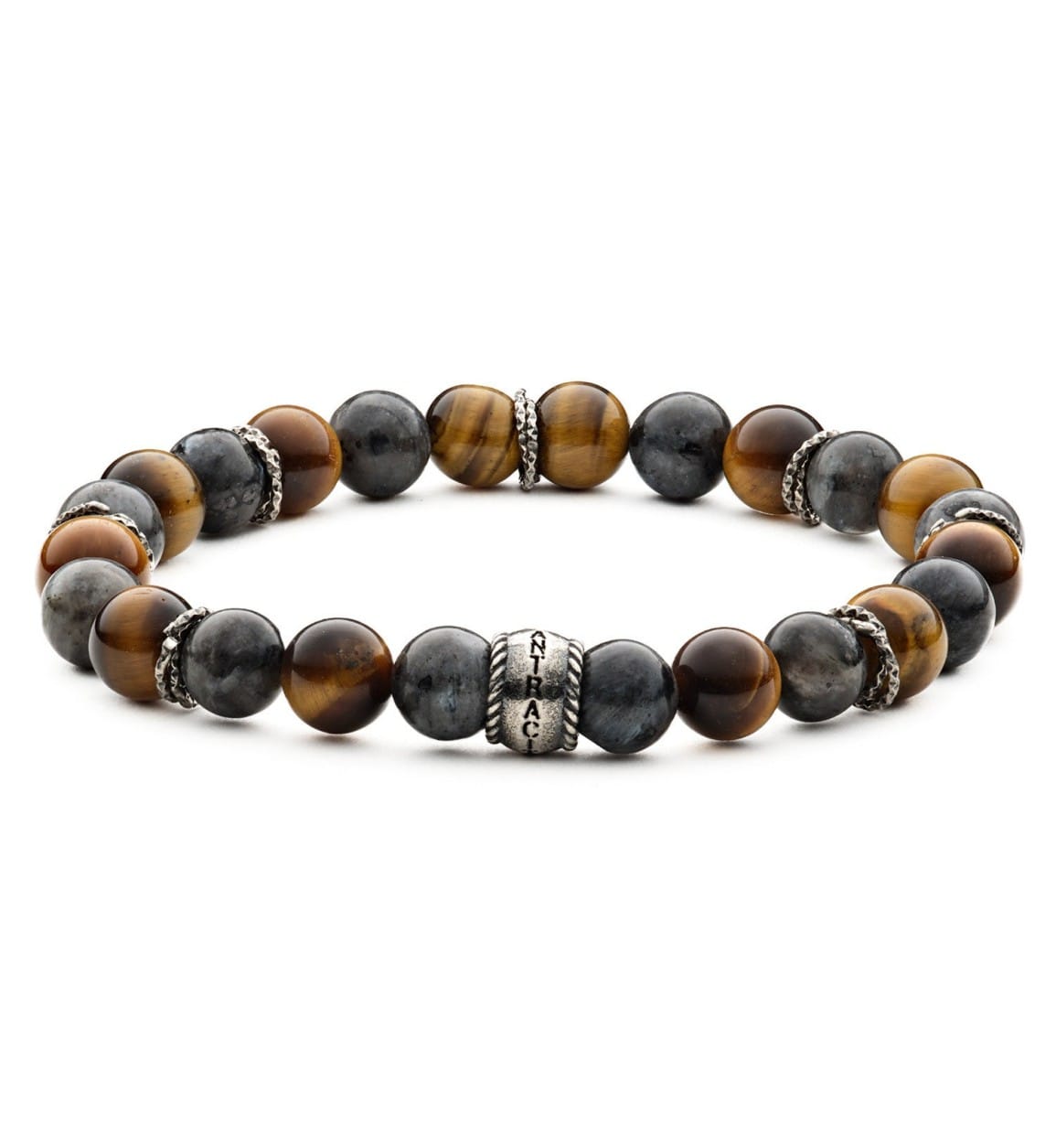 Bracciale Antracite In Pietre Dure