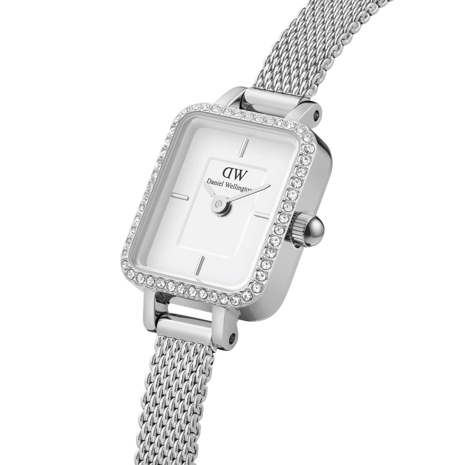 Daniel Wellington Quadro Mini Lumine Bezel Silver - immagine 4