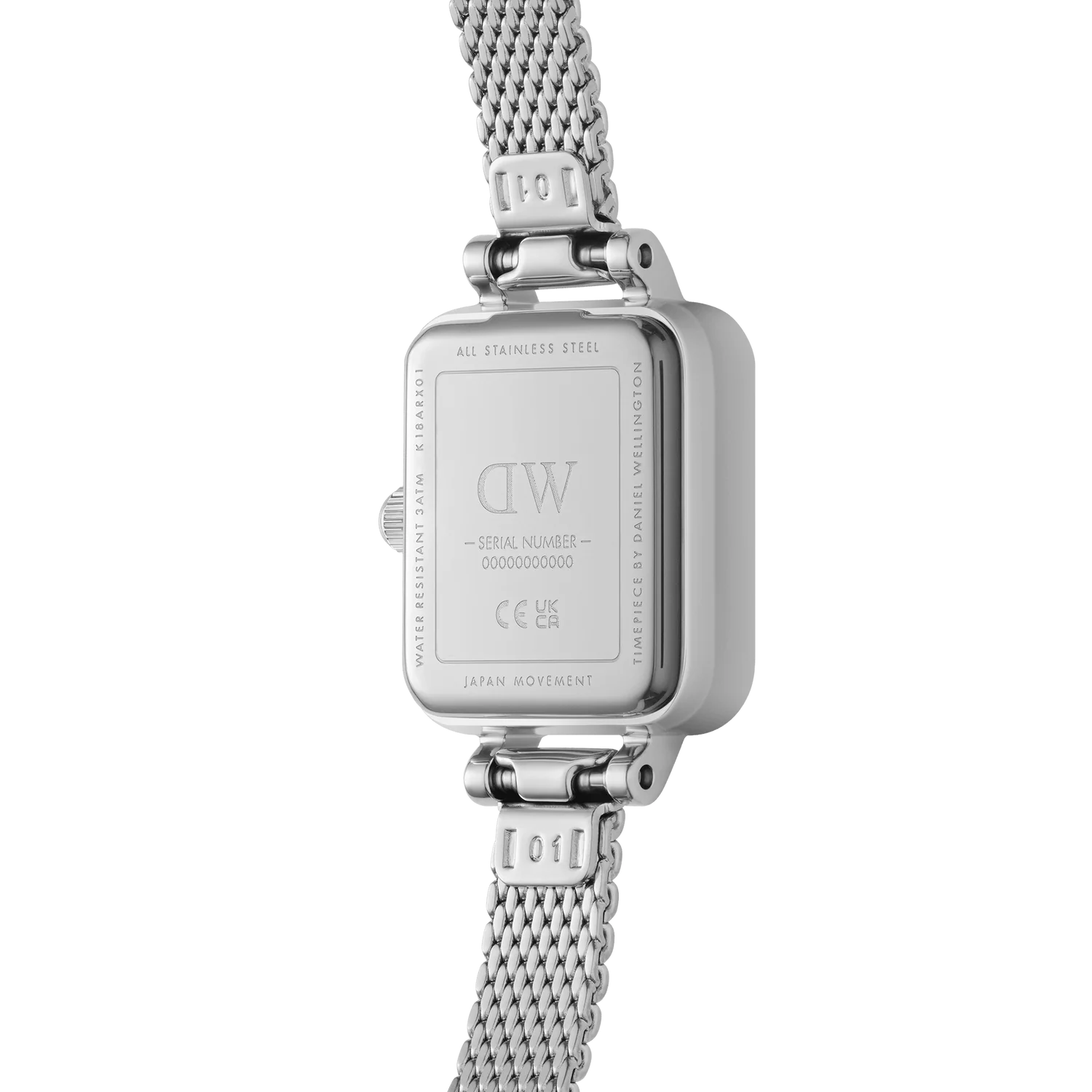 Daniel Wellington Quadro Mini Lumine Bezel Silver - immagine 2