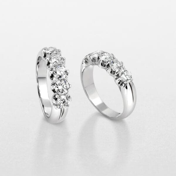 Anello Veretta Con Diamanti Giorgio Visconti