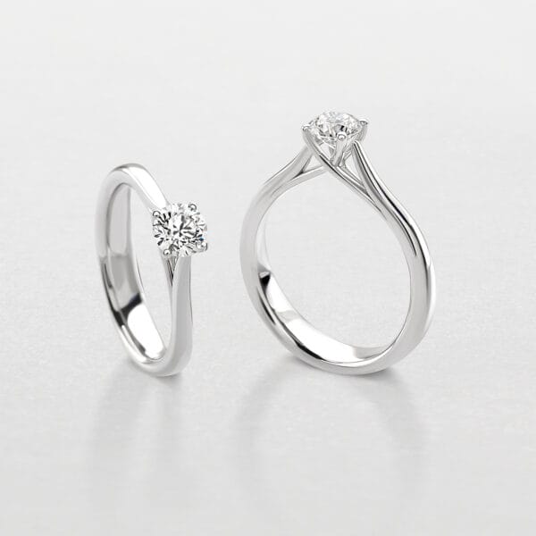 Anello Solitario Con Diamante Giorgio Visconti