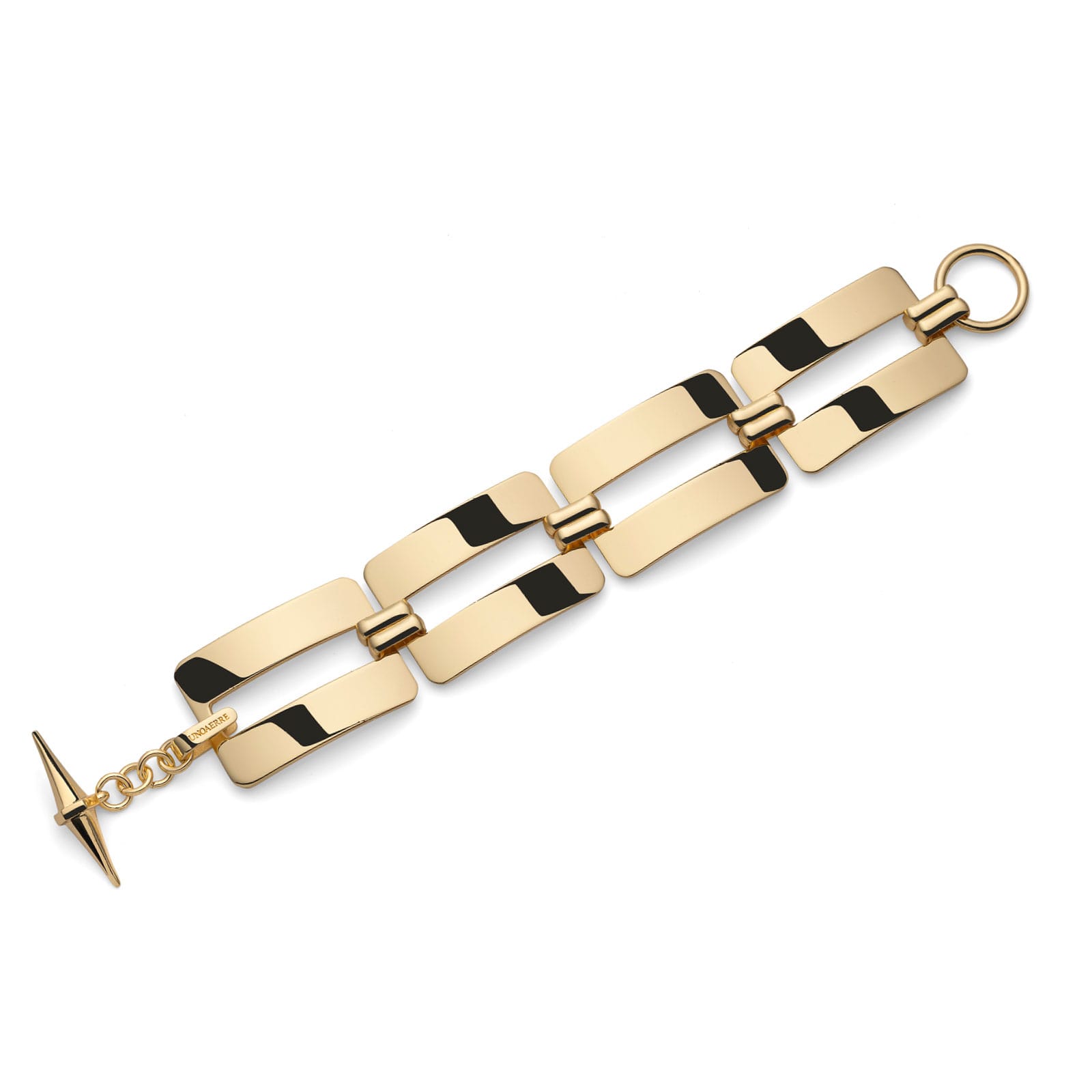bracciale da donna dinamica dorato unoaerre 2647
