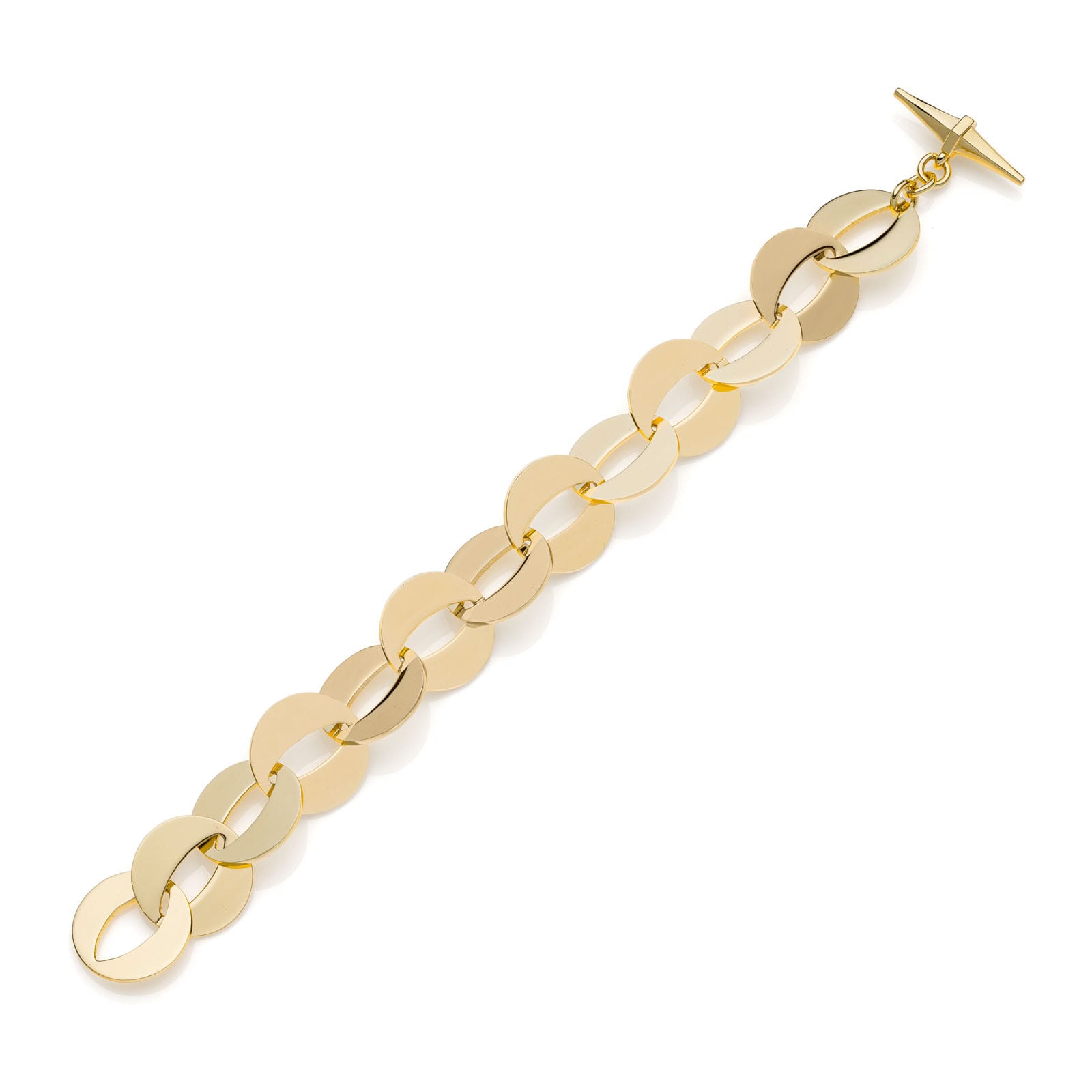 Bracciale Da Donna Catena Tonda Piatta Dinamica Unoaerre - immagine 2
