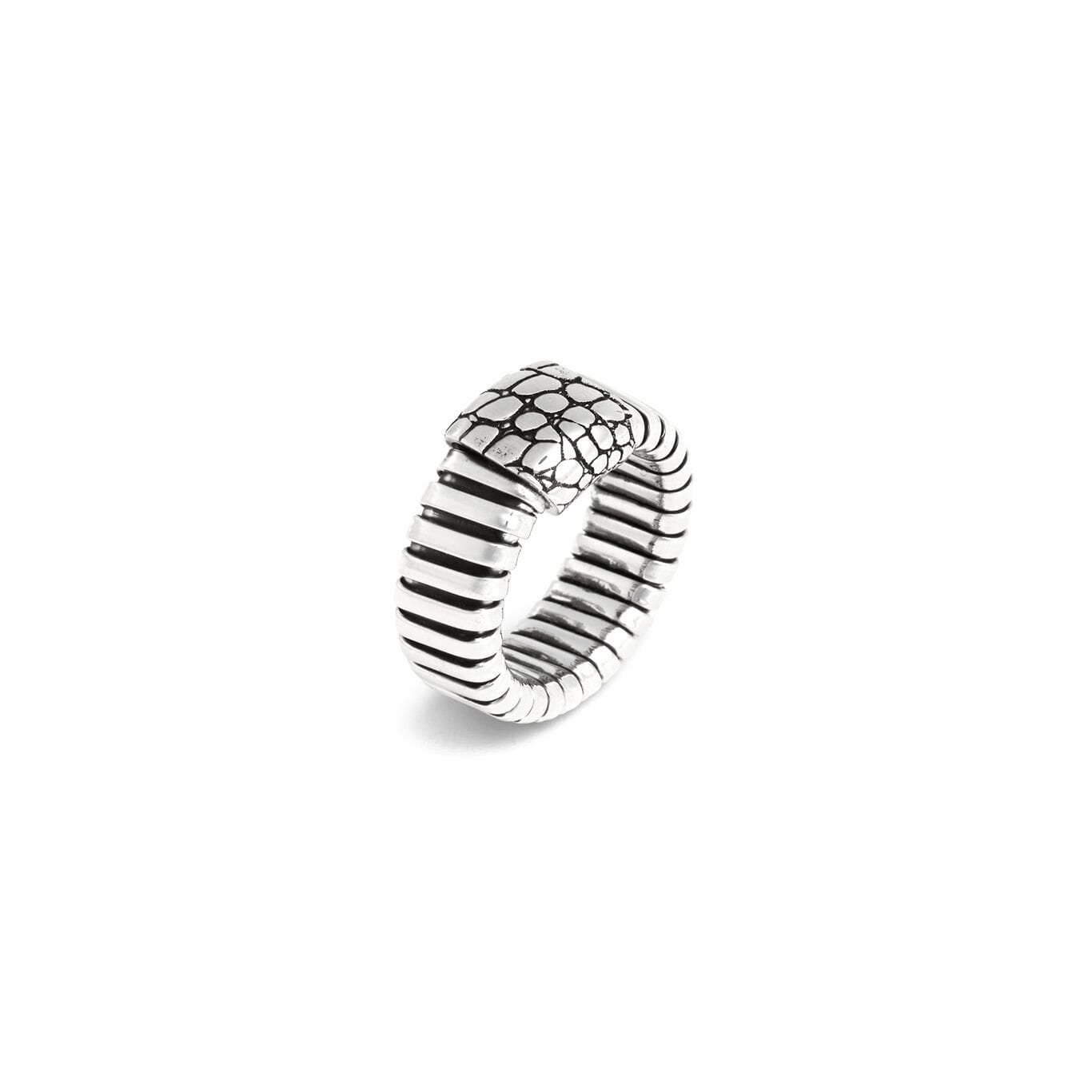 anello da donna tubogas croco giovanni raspini 12537/16