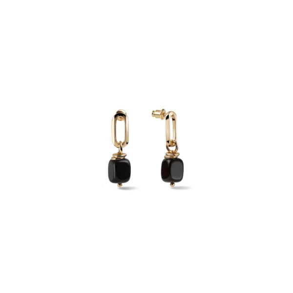 orecchini da donna joya con onice unoaerre 2902
