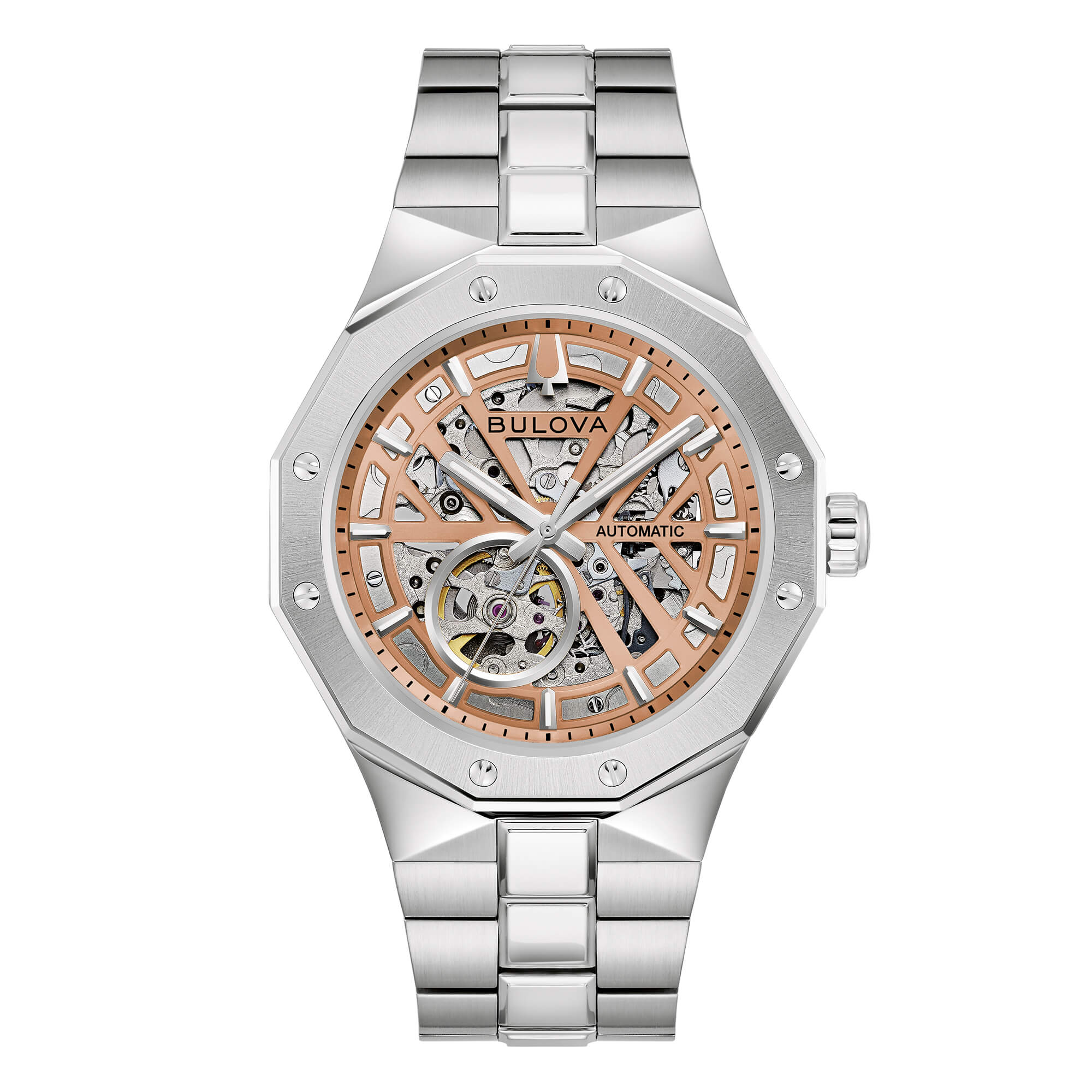 Orologio Bulova Octagon Automatico Scheletrato