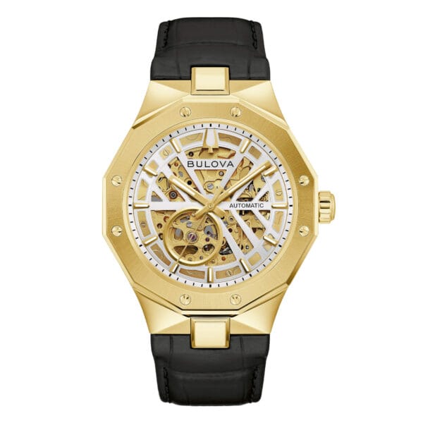 Orologio Bulova Octagon Automatico Scheletrato